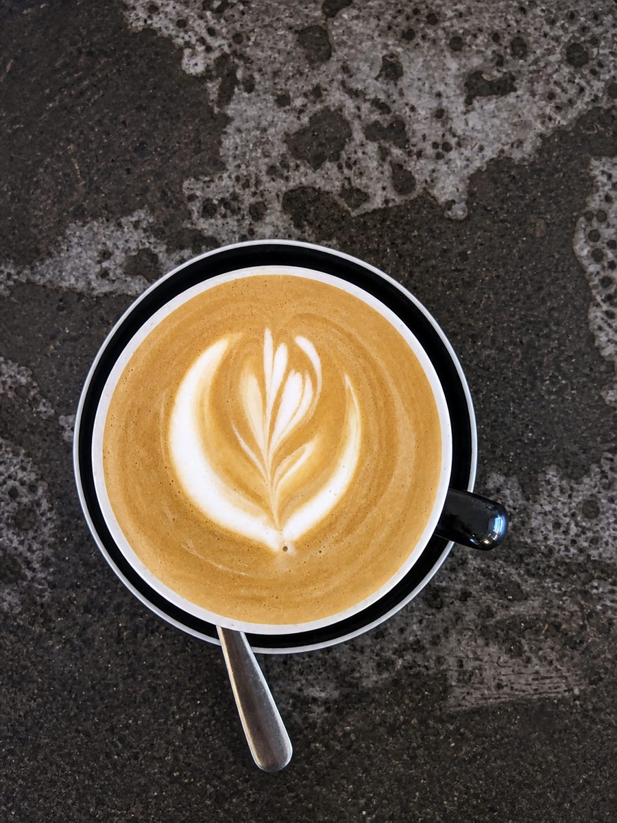 A cup of coffee at Me & You Cafe